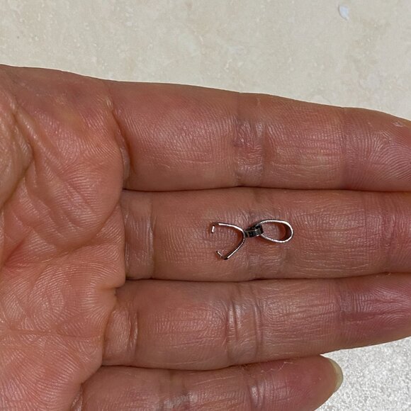 3/$10, Stainless Pendant Bails,  Hook, Clasps, Pinch, Clips for Jewelry Making - Picture 5 of 5